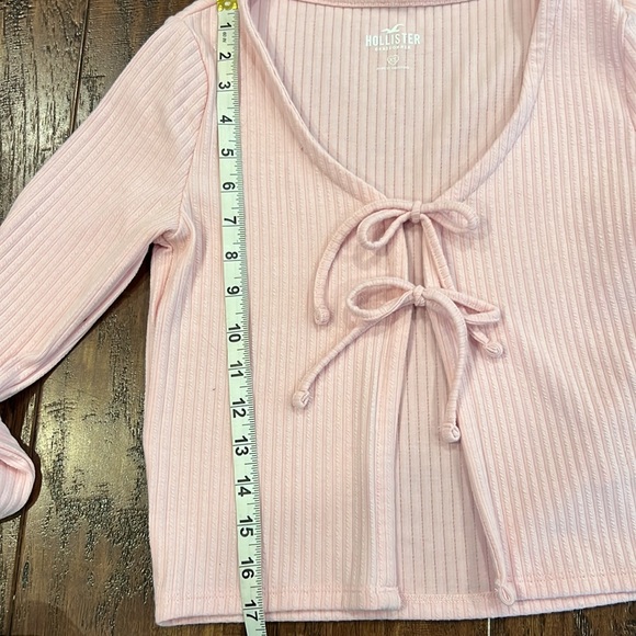 HOLLISTER DoubleTie-Front long sleeve Cardigan size XS - Picture 8 of 8